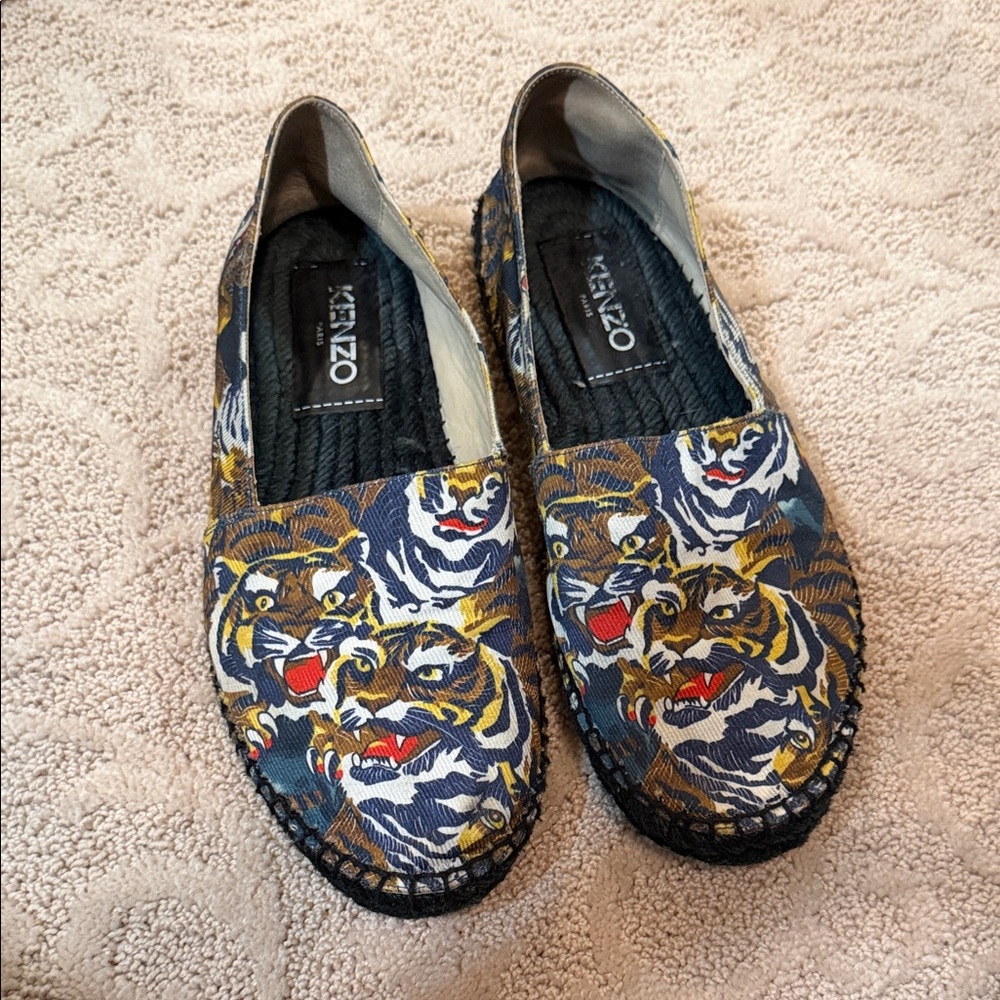 Kenzo Multicolor Tiger Espadrilles